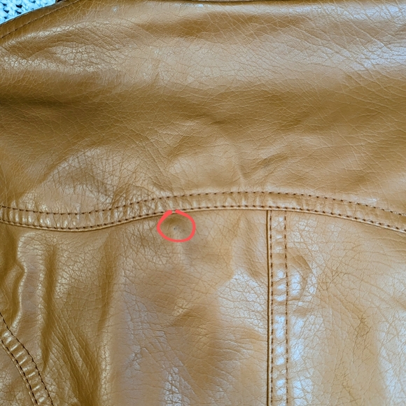 Jennyfer J Faux Leather Jacket size Medium - Picture 7 of 7